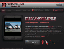 Tablet Screenshot of duncansvillefire.com